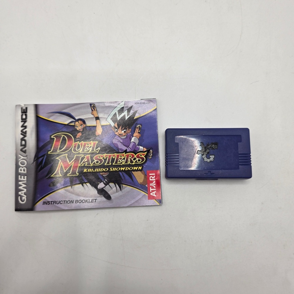 Duel Masters Kaijudo Showdown GBA Game Boy Advance Atari RPG Manual Case